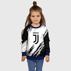 Свитшот детский Juventus краски, цвет: 3D-синий — фото 2