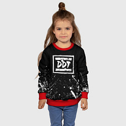Свитшот детский DDT rock group, цвет: 3D-красный — фото 2