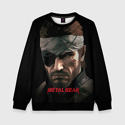 Свитшот детский Metal gear Venom Snake, цвет: 3D-черный