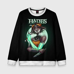 Свитшот детский Нимфа Melinoe Hades 2, цвет: 3D-белый