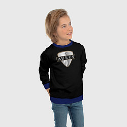 Свитшот детский Aurus logo, цвет: 3D-синий — фото 2