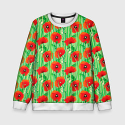 Детский свитшот Маковый узор