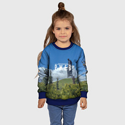 Свитшот детский Ржев Мемориал Советскому Солдату, цвет: 3D-синий — фото 2