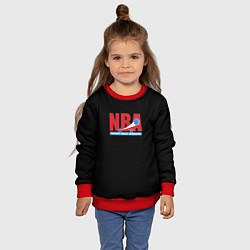 Свитшот детский NBA sport basketball, цвет: 3D-красный — фото 2