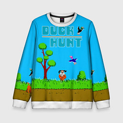 Детский свитшот Duck hunt dog