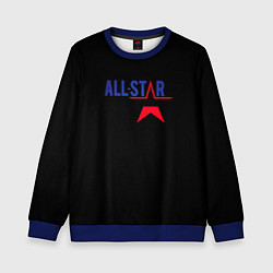 Свитшот детский All stars logo, цвет: 3D-синий