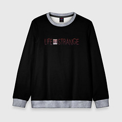 Свитшот детский Life is strange logo, цвет: 3D-меланж
