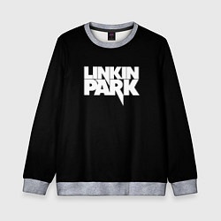 Свитшот детский Lnkin park logo white, цвет: 3D-меланж