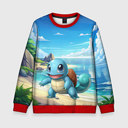 Свитшот детский Pokemon Squirtle, цвет: 3D-красный