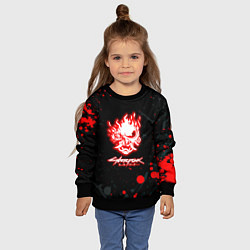 Свитшот детский Samurai flame logo, цвет: 3D-черный — фото 2