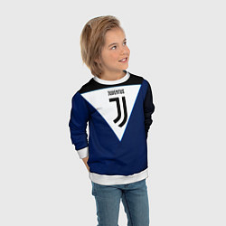 Свитшот детский Juventus sport geometry color, цвет: 3D-белый — фото 2