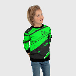 Свитшот детский Exeed sport green, цвет: 3D-черный — фото 2