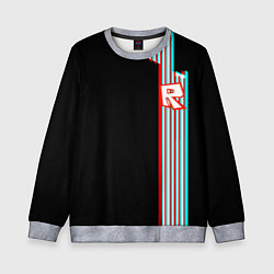 Детский свитшот Roblox glitch line