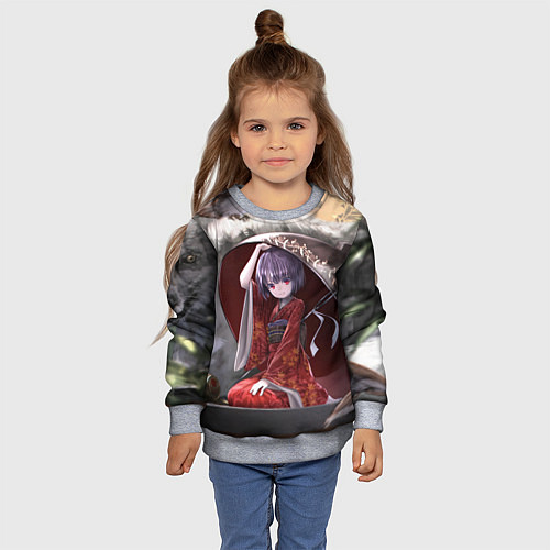Детский свитшот Touhou Project Симмёмару Сукуна / 3D-Меланж – фото 4