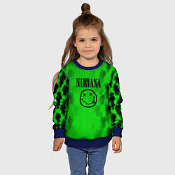 Свитшот детский Nirvana x Billie, цвет: 3D-синий — фото 2