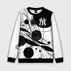 Детский свитшот New York Yankees baseball team - abstraction