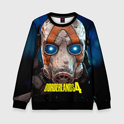 Свитшот детский Маска в руке Borderlands 4, цвет: 3D-черный