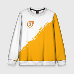 Свитшот детский Half life 3 краски, цвет: 3D-белый