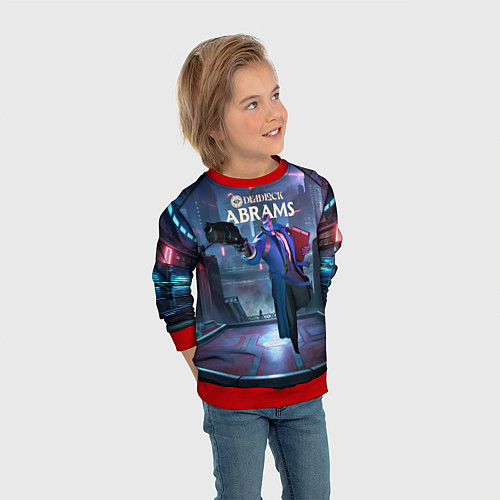 Детский свитшот Abrams Deadlock / 3D-Красный – фото 3