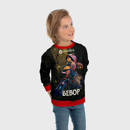 Детский свитшот Bebop Deadlock / 3D-Красный – фото 3