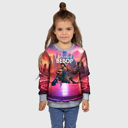 Детский свитшот Deadlock Bebop / 3D-Меланж – фото 4