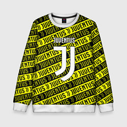 Свитшот детский Juventus pattern fc, цвет: 3D-белый