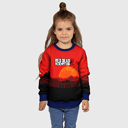 Свитшот детский Red Dead Redemption game, цвет: 3D-синий — фото 2