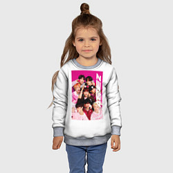 Свитшот детский Ateez группа, цвет: 3D-меланж — фото 2