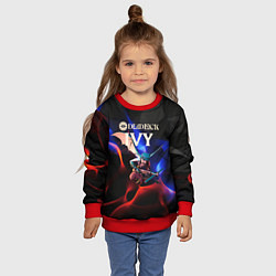 Свитшот детский Ivy Deadlock, цвет: 3D-красный — фото 2