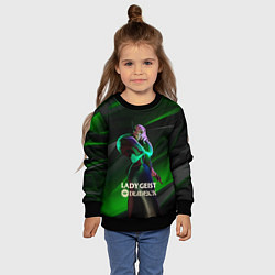 Свитшот детский Леди Гейст Deadlock, цвет: 3D-черный — фото 2