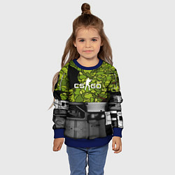 Свитшот детский Counter strike game skin, цвет: 3D-синий — фото 2