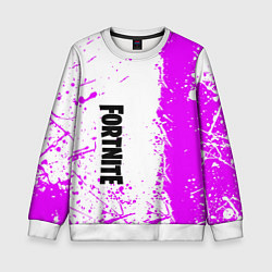 Детский свитшот Fortnite pink color