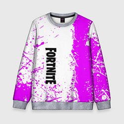 Детский свитшот Fortnite pink color