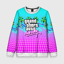 Свитшот детский Vice city tropic collection, цвет: 3D-белый