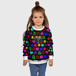 Свитшот детский Ведьмак x dota, цвет: 3D-белый — фото 2