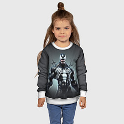 Свитшот детский Симбиот - Веном, цвет: 3D-белый — фото 2