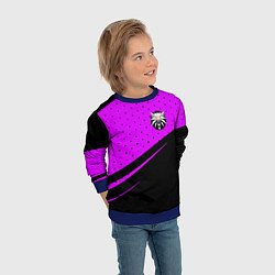 Свитшот детский The Witcher geometry, цвет: 3D-синий — фото 2