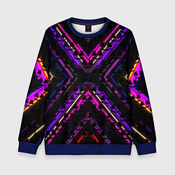 Детский свитшот Marshmello geometry neon