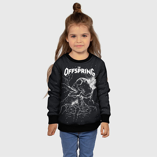 Детский свитшот The offspring Supercharged / 3D-Черный – фото 4