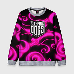 Свитшот детский Sleeping dogs japan gta dragon, цвет: 3D-меланж