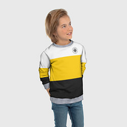 Свитшот детский Когда была свободна Русь НИКА, цвет: 3D-меланж — фото 2