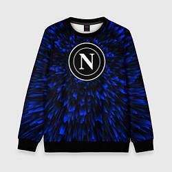 Свитшот детский Napoli blue energy, цвет: 3D-черный