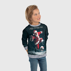 Свитшот детский С Новым спортивным годом, цвет: 3D-меланж — фото 2