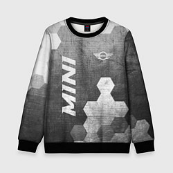 Свитшот детский Mini - grey gradient вертикально, цвет: 3D-черный