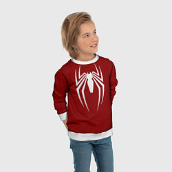 Свитшот детский SpiderMan - logo, цвет: 3D-белый — фото 2