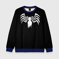 Свитшот детский Venom - logo, цвет: 3D-синий