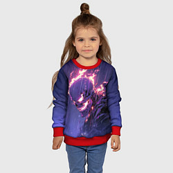 Свитшот детский Ghost Rider - Neon rain, цвет: 3D-красный — фото 2