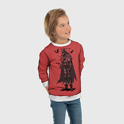 Свитшот детский Мрачный Бэтмен, цвет: 3D-белый — фото 2