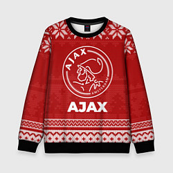 Свитшот детский Новогодний Ajax, цвет: 3D-черный