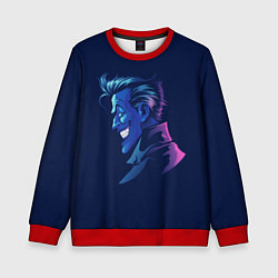 Свитшот детский Joker gradient, цвет: 3D-красный